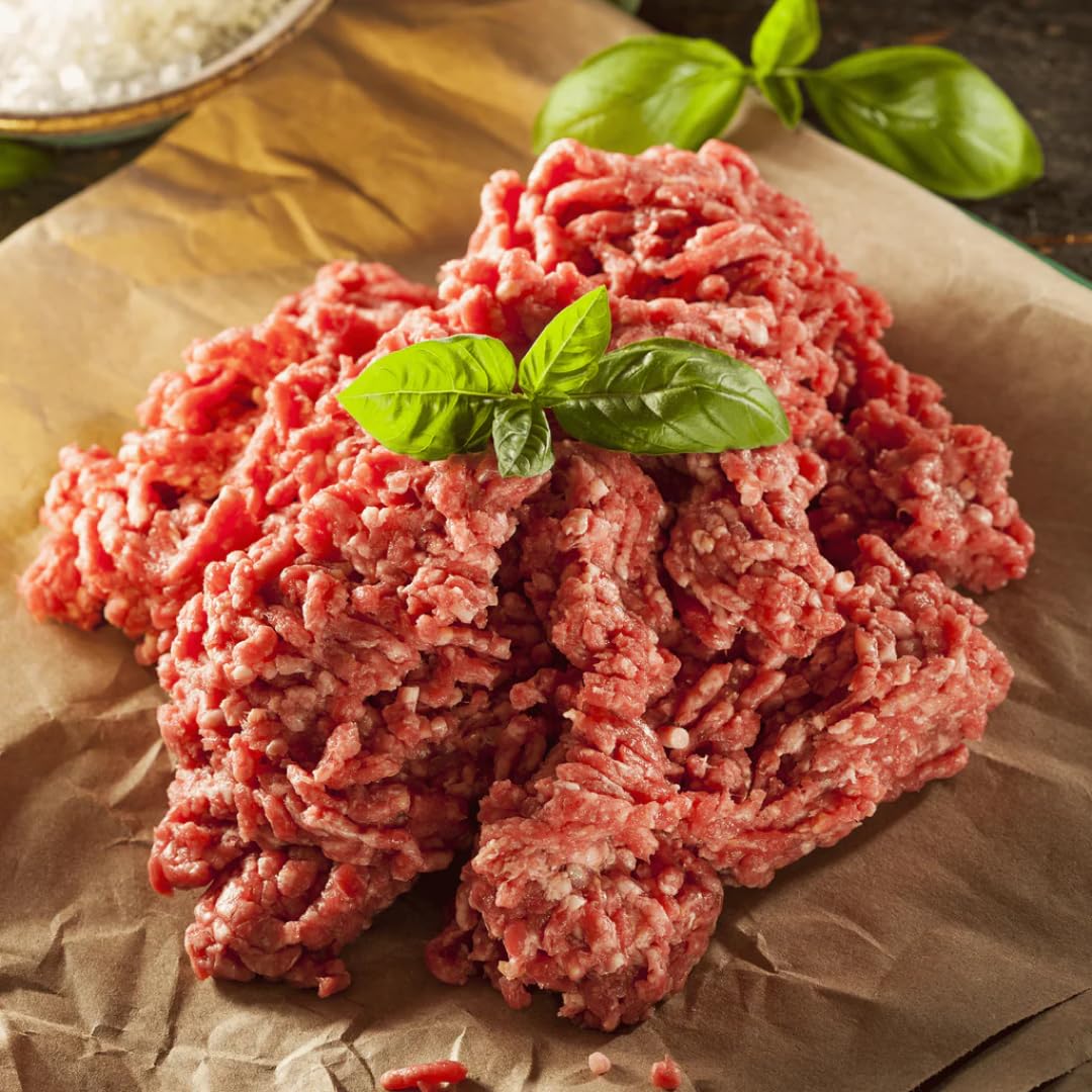 Salutem Vita - 80% Lean Ground Beef, 5 lbs. (actual weight may vary within 5%) - Pack of 3