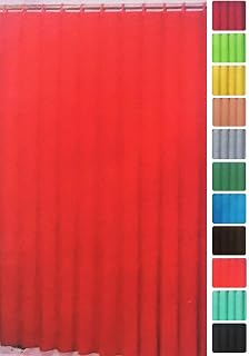 Better Home Deluxe Heavy Weight Shower Curtain Liner (Red)