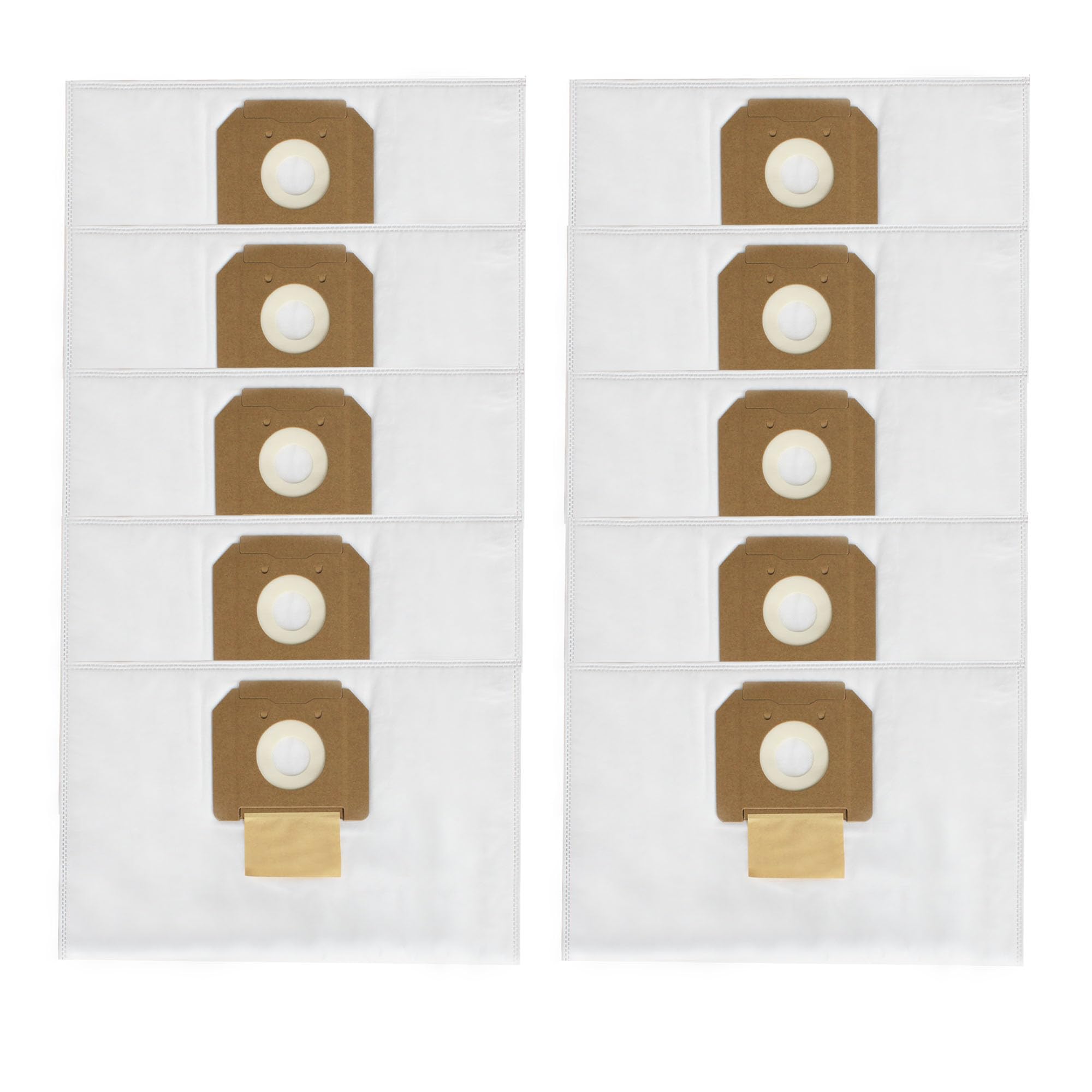 10 Pack VB090F Fleece Filter Dust Bags for Bosc-h 9 Gallon Shop Dust Extractor，Replacement VAC090A VAC090AH VAC090S,Tear-Resistant, High-Efficiency