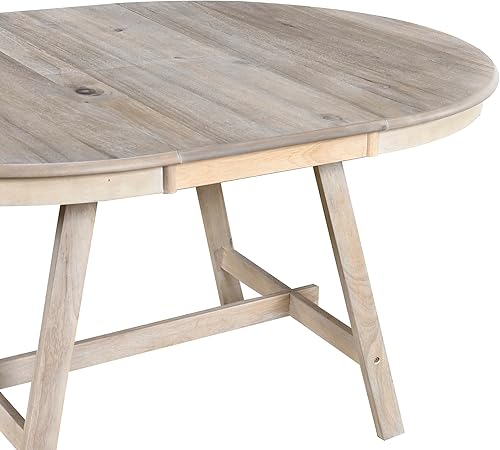 Miniatura 15 de Voohek Mesa de comedor moderna para lugares pequeños, cocina, sala de estar, gris Gris,Natural,https://www.amazon.com/dp/undefined
