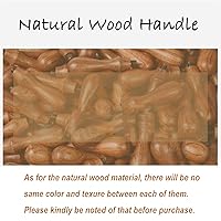 Vista 7 de CRASPIRE Sello de cera para velas, sellos de cera de sellado de flores, retro, vintage, cabeza de sello de latón extraíble con mango de madera