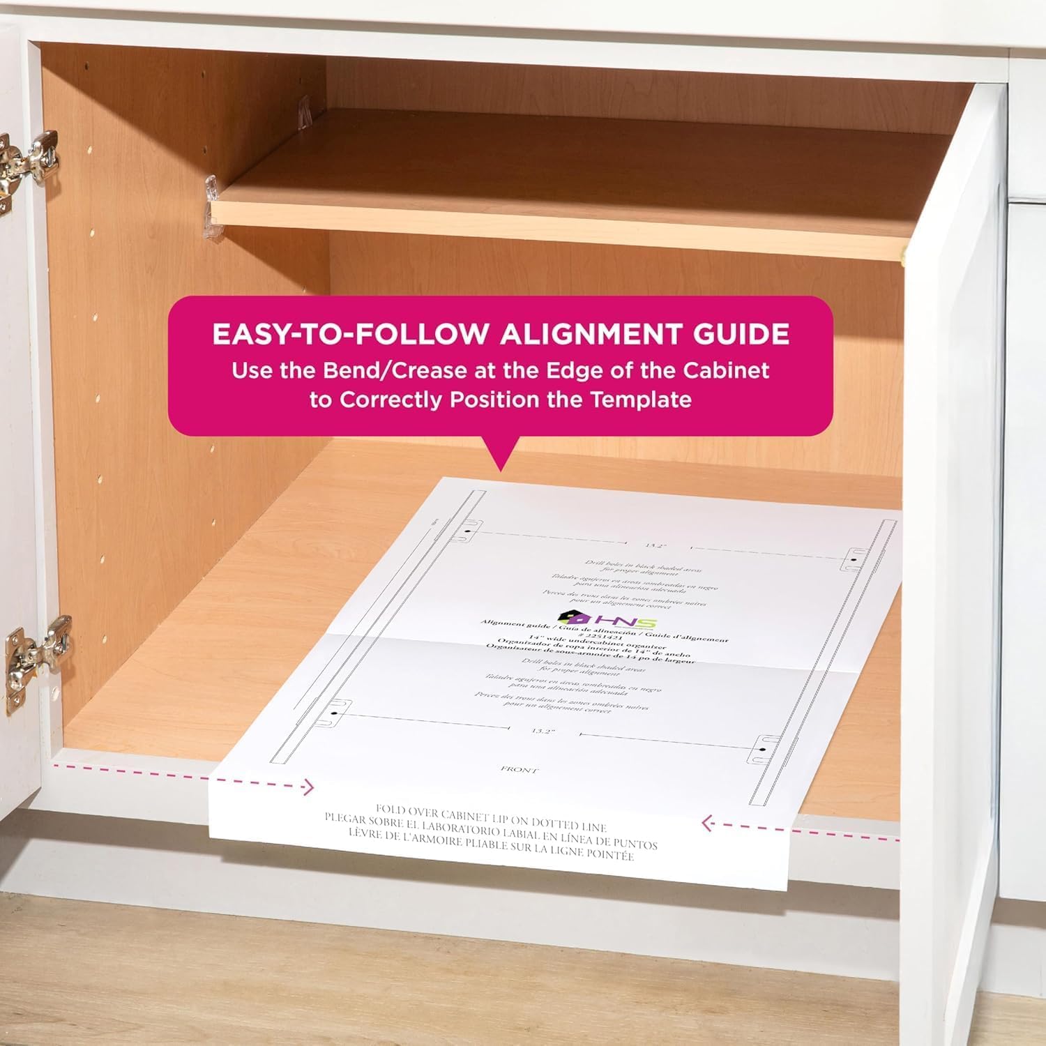 HOLDN' STORAGE Wyciągane organizery do szafek – wysuwane szuflady o wysokości 12,5 cm do szafek kuchennych – wytrzymałe – z 5-letnią ograniczoną gwarancją – wymiary kosza: 35 cm szer. x 53 cm gł. x