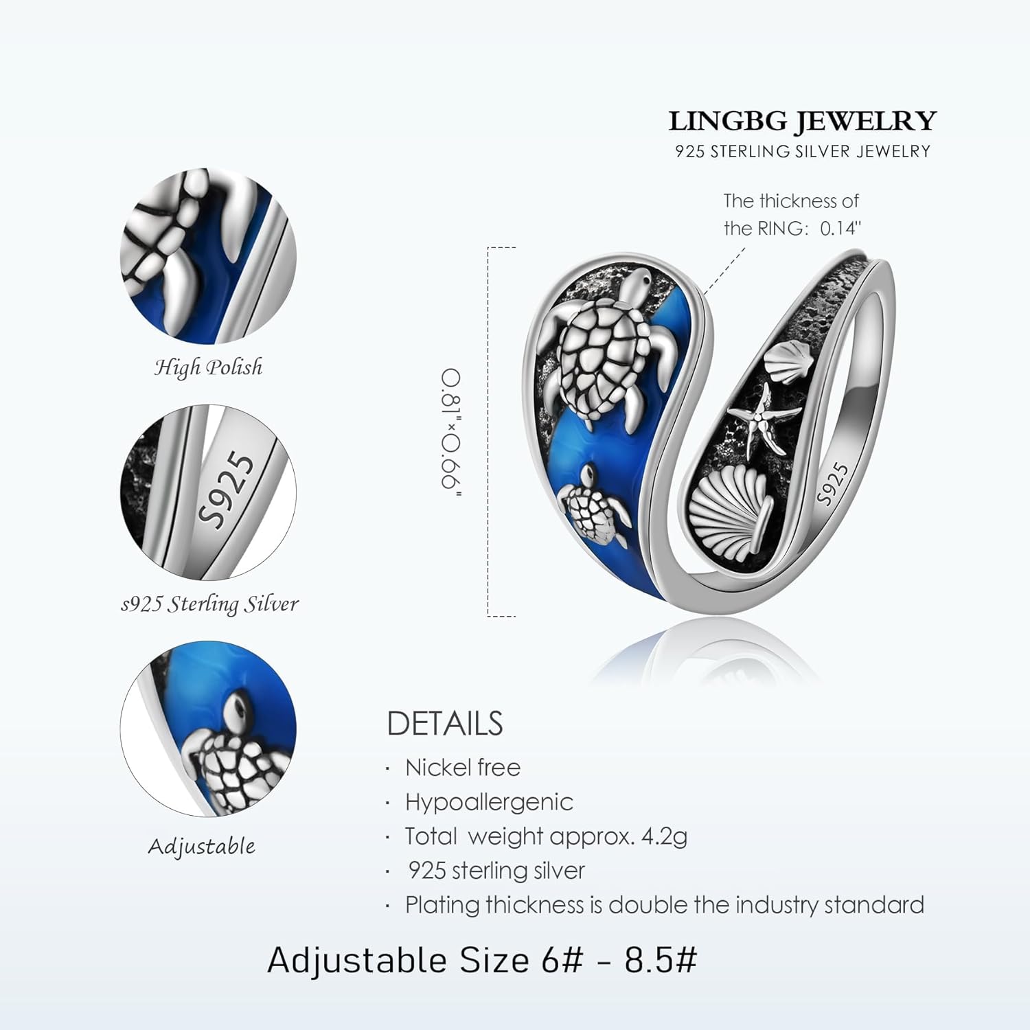 Spoon Rings for Women 925 Sterling Silver Sunflower Adjustable Thumb Spoon Rings Celtic Knot Promise Engagement Statement Boho Vintage Finger Open Antique Rings Jewelry - Image 6