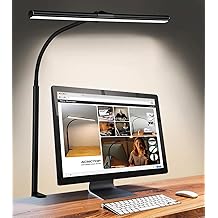 ACNCTOP Desk Lamp for Office Home - Eye-Caring Architect Task Lamp 25 Lighting Modes Adjustable LED Desk Lamp Flexible Gooseneck Clamp Light for Workbench Drafting Reading Study