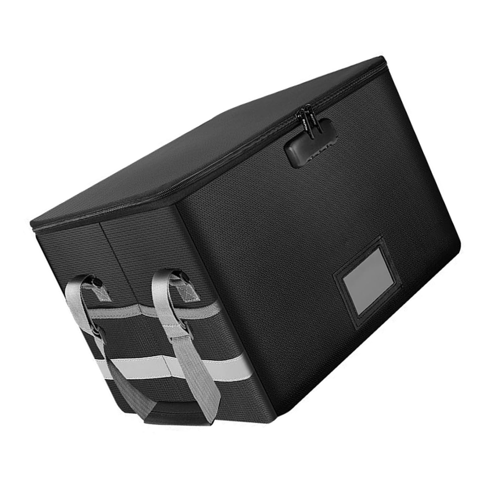 Kahdgss Black Duty Resistant Document Case With Aluminum Foil Lining And Reinforced Pp Construction For Legal Files Legal Size Nonflammable File Storage