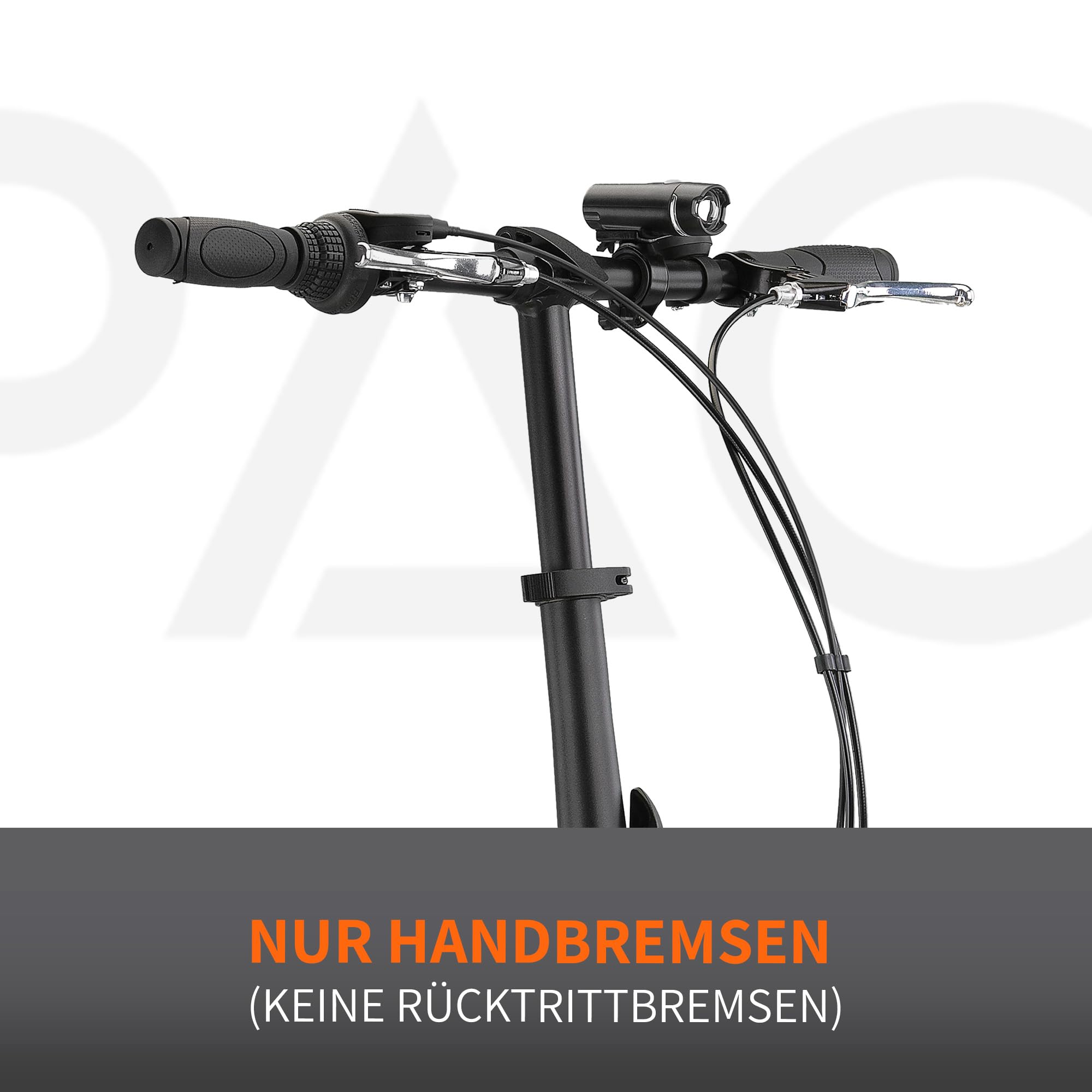 PACTO Two Klapprad 20 Zoll mit Schnelles Faltsystem (10 Sek), Aluminiumrahmen, Leichtgewicht (13KG), Shimano 6 Gänge, Doppelscheibenbremse und LED-Licht