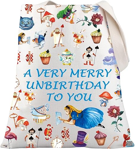 PLITI Alice Bolso de mano Alice Fans Regalo Hija Regalo de Cumpleaños Un Muy Feliz Unbirthday To You Bolso Para Los Cuentos De Hadas Amante disponible en Yaxa Venezuela