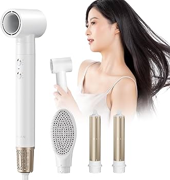 ANLAN　マルチドライヤー 5つのスタイリング機能 Amazon | 【美人百花掲載】ANLAN マルチドライヤー カールドライヤー