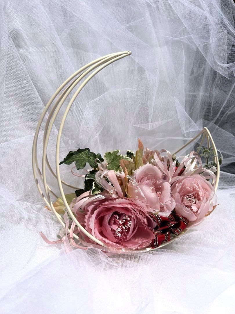 薔薇とマーガレットのアレンジ　アメリカンフラワー（ディップフラワー） 花束♡ブーケ♡バラ♡カラー♡マーガレット♡ディップアート