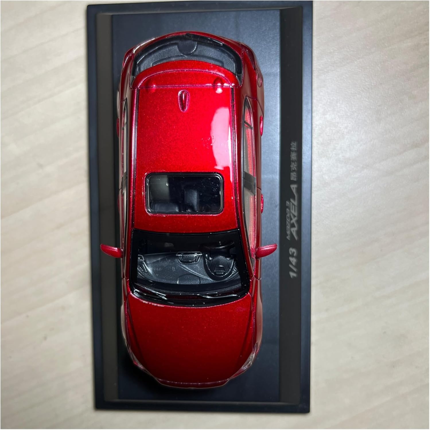 1:43 for Mazda Axela Diecast Model Toy Car Desktop Ornaments Display Gift Red Vehicles