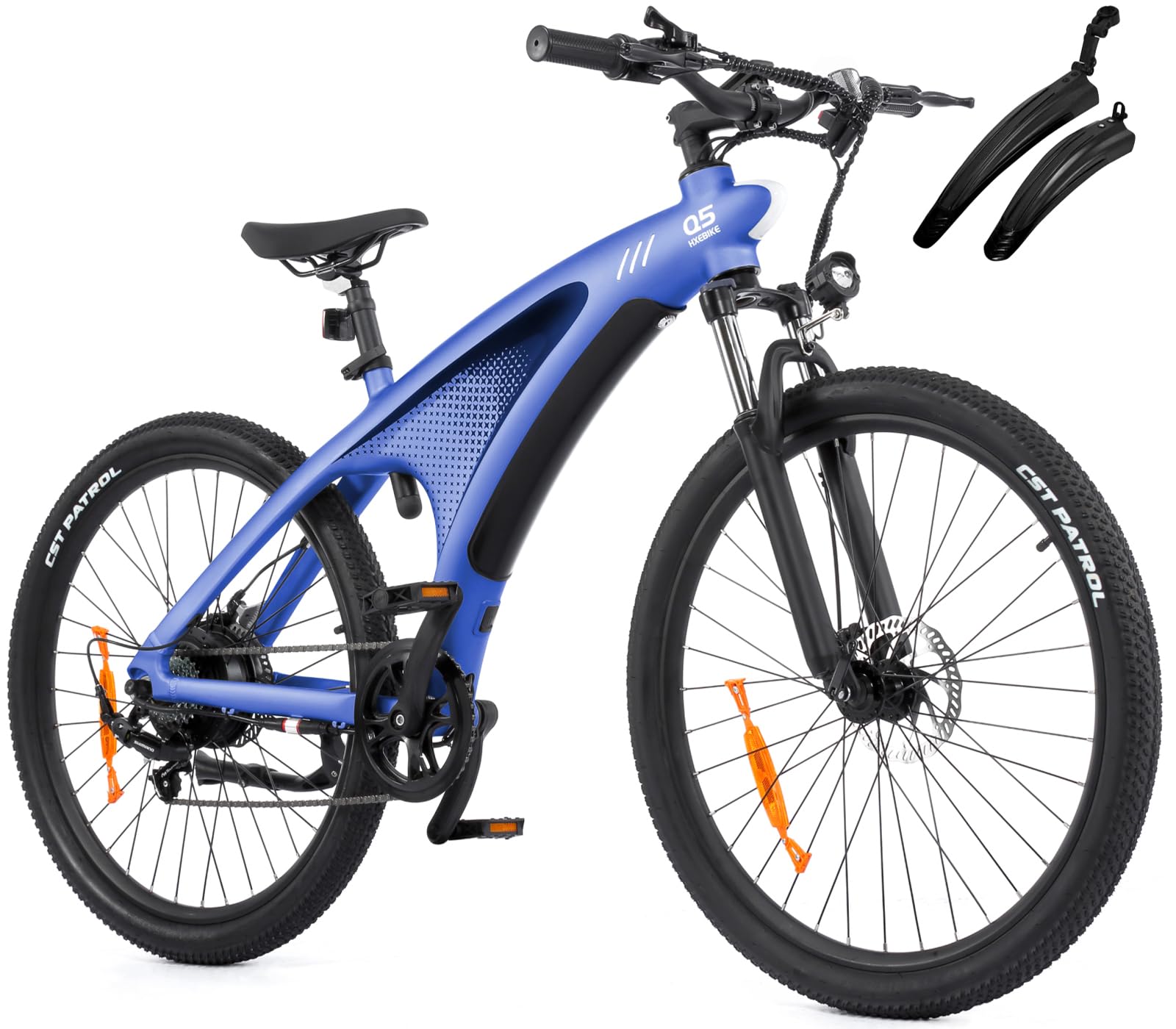 HX Q5 Shark MTB Bici Elettrica Uomo,60-100 km,Motori BA-FANG,27.5" ebike
