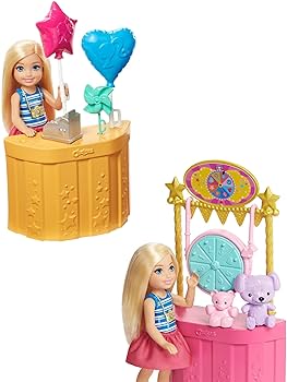 新品。アメリカで購入、バービー人形。ちびっ子勢揃い遊園地2012年。かわいい❤️ 新品。アメリカで購入、バービー人形。姉妹で遊園地2012年