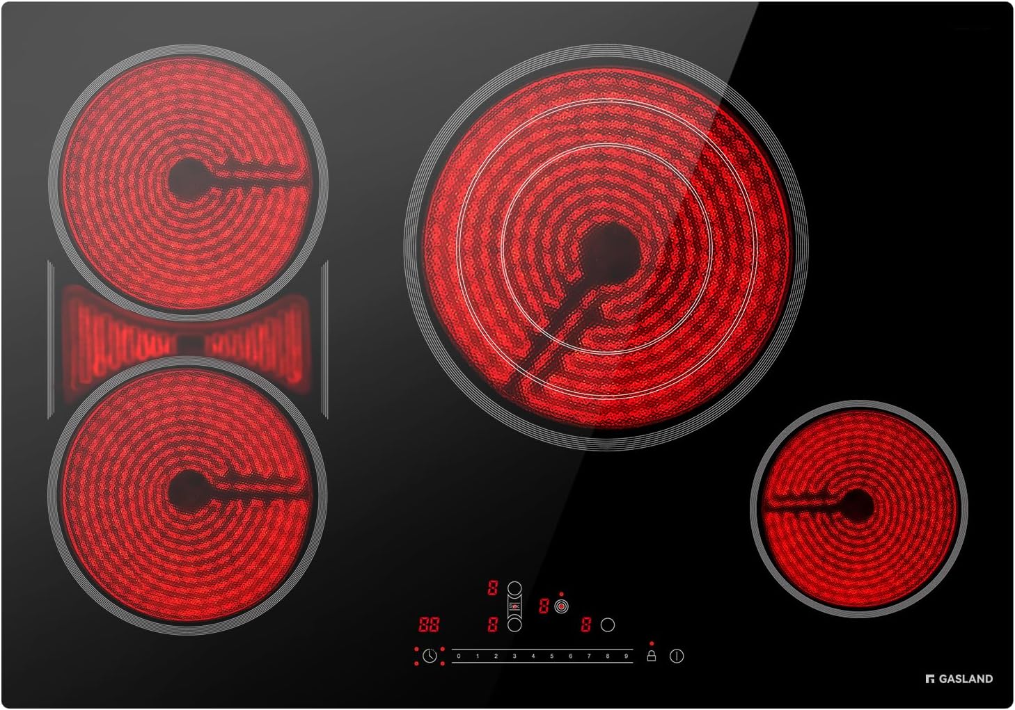 GASLAND 30 Inch Electric Cooktop 4 Burners (30 inch-ETL) Thumbnail