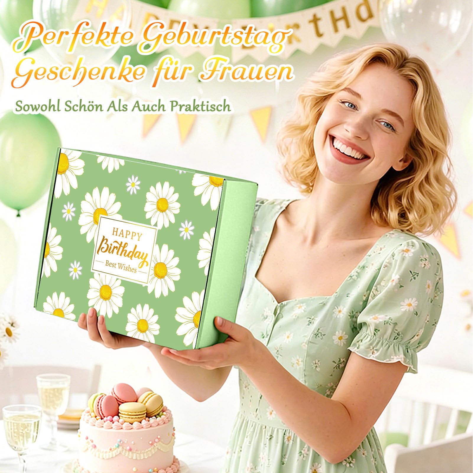Geburtstagsgeschenk für Frauen, Entspannung Spa Geschenkset Frauen Geburtstag mit 40 OZ Edelstahl Weinbecher & Kuscheldecke, 18, 30, 40, 50, 60, 70 für Freundin Schwester Mama Tochter Ehefrau Oma