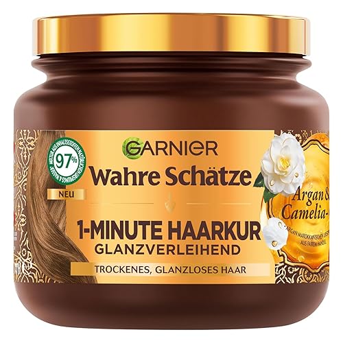 Wahre Schätze Glanzverleihende 1-Minute Haarkur für trockenes und glanzloses Haar,