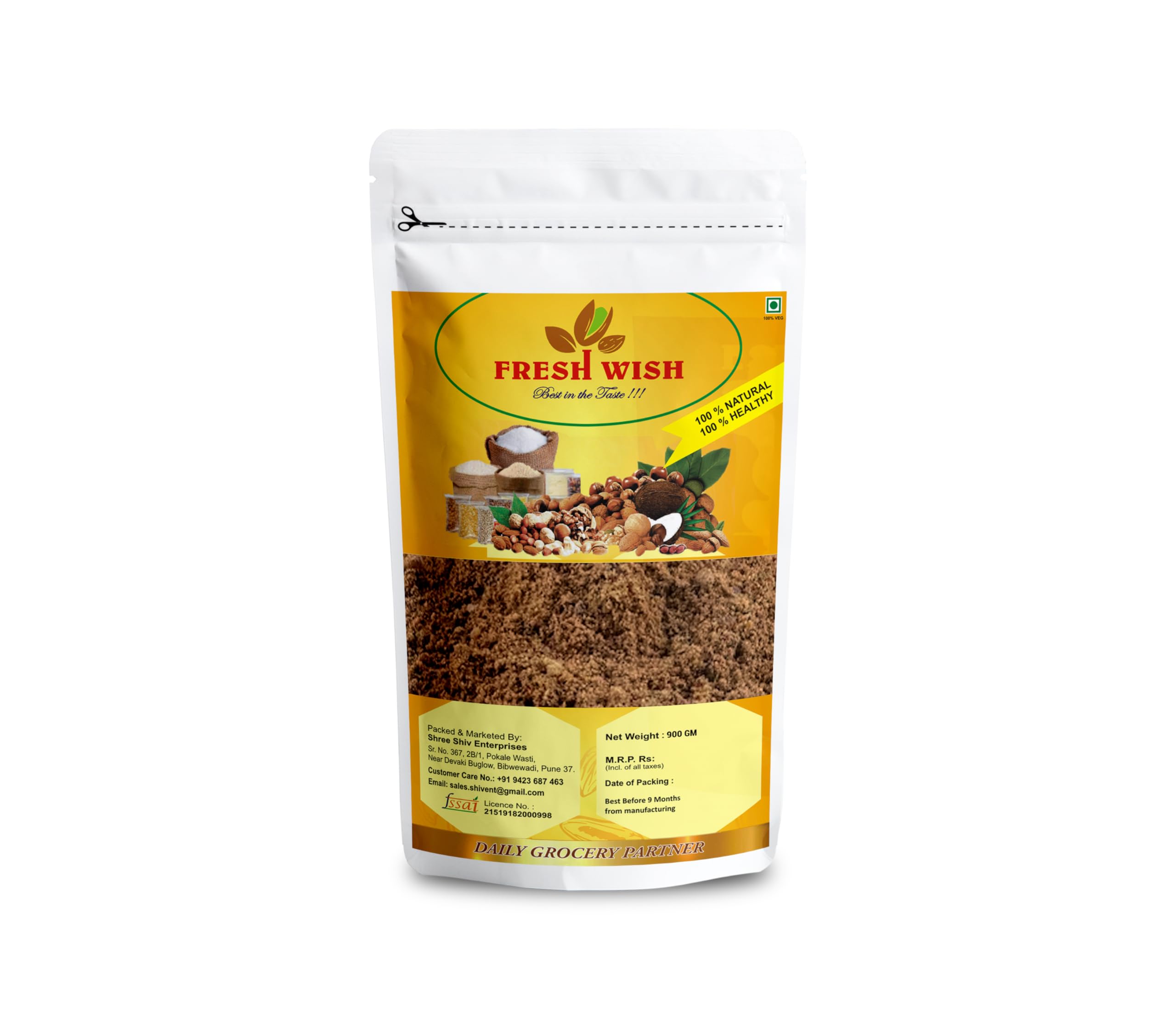 Fresh Wish Black Dates Powder | Dry Dates Powder for Baby & Kids | without sugar (900) (B09379NV99) Amazon Price History, Amazon Price Tracker