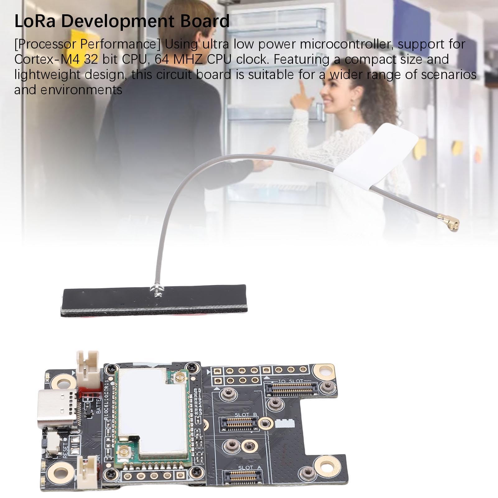 SIXRUN Modulo BLE, Scheda di Sviluppo LoRa Node con Consumo Ultra Basso per Applicazioni IoT Domotica Intelligente Automazione Edifici
