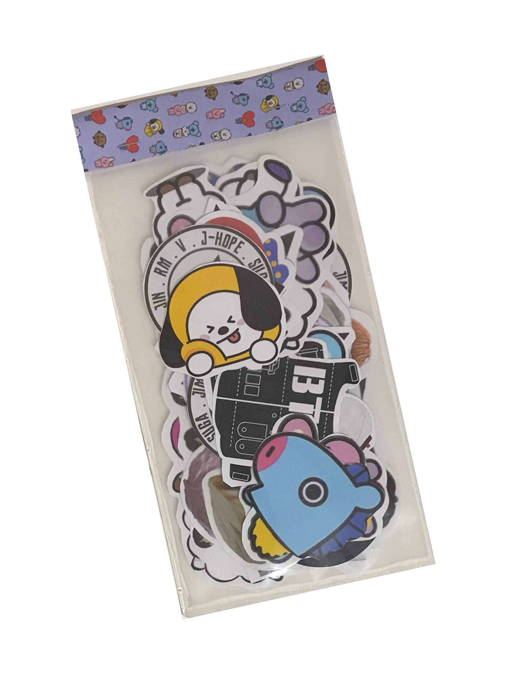 BTS Paper Stickers Version 1 BT21 BTS Logo Wall Stickers BTS Light