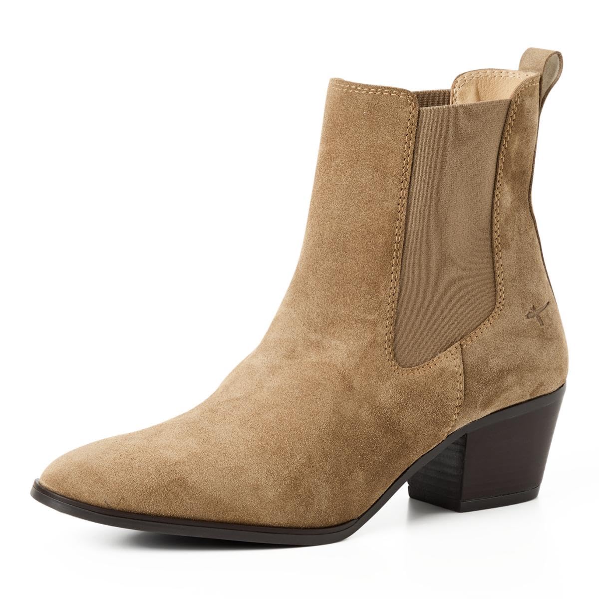 Tamaris Women's Chelsea with Block Heel, Beige (Beige), 39