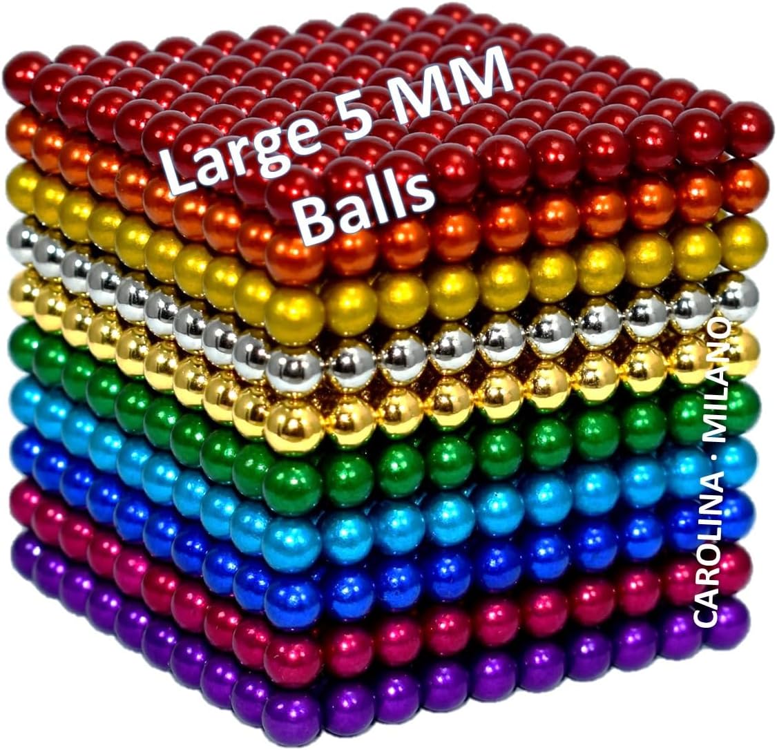 New -𝙈𝙖𝙜𝙣𝙚𝙩𝙞𝙘- 1000Balls Building Slime Desk Adult Over 18 Years Old for Stress Relief, 𝑴𝒂𝒈𝒏𝒆𝒕- Balls Fidget Imagination Creative Office Game Putty Beads v6FUa