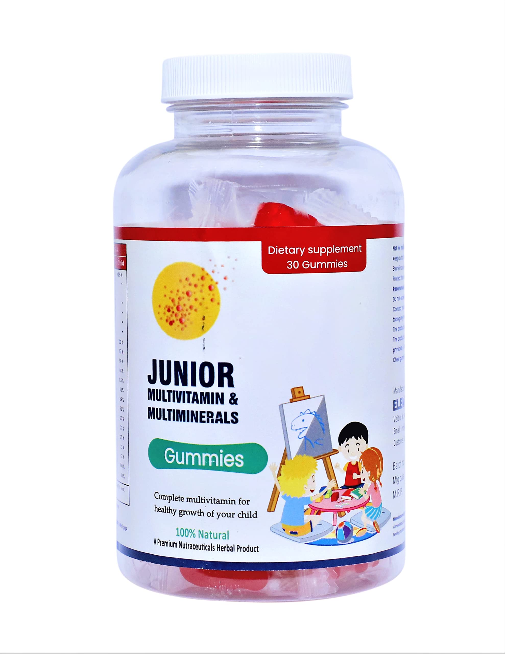 Child Nutrition Junior Omega 3 Multivitamin/Multi Mineral Gummy Bears Jelly With Vitamin C-D -B12 B6 Zinc for Kids & Adults Growth Development Immunity Brain Eye Energy Support (Gummy) (B0BP1JXSTT) Amazon Price History, Amazon Price Tracker