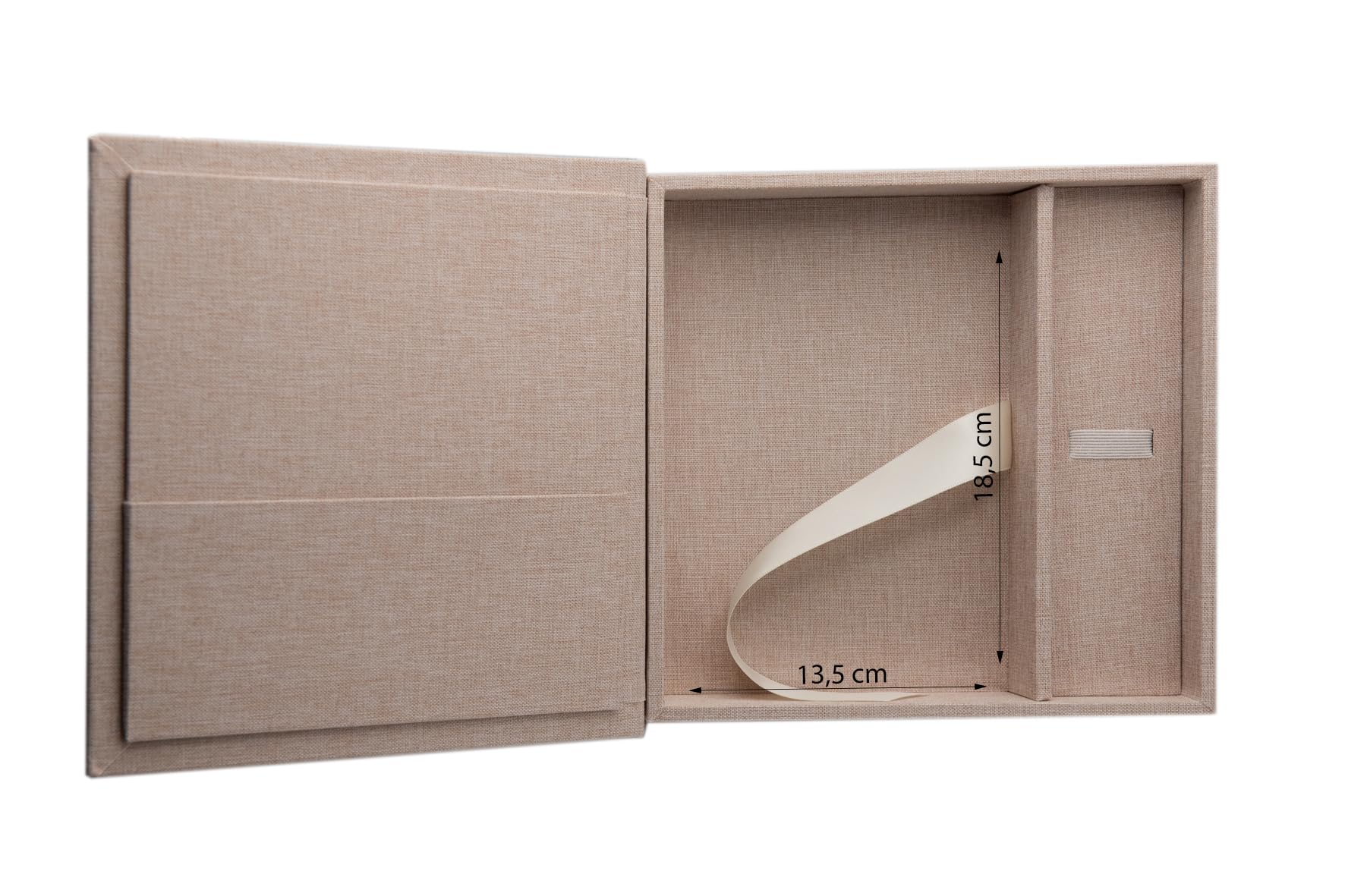 Élégante boîte photo, avec fente USB, boîte cadeau, pour clés USB et tirages photo 13 x 18 cm (sans USB), boîte de rangement, boîte de rangement, boîte de rangement, boîte à souvenirs, cadeau photo