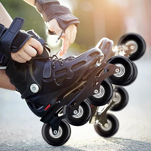 Miniatura 6 de Lenwen Kit de 12 piezas de repuesto para maleta, ruedas giratorias silenciosas, resistentes al desgaste, kits de reparación de rodamientos para