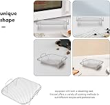 BESPORTBLE Stainless Steel Air Fryer Rack Accessory for Oven – Grilling and Steaming Shelf – Metal Cooling and BBQ Stand for Air Fryer Cooking - 3