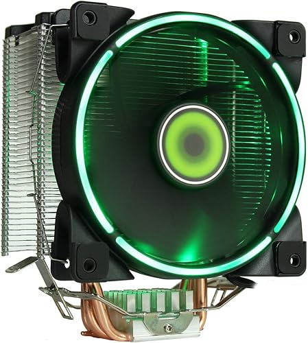 Miniatura 9 de Enfriador de CPU Game Max Gamma 500 ARGB, LED ARGB, 5 tubos de calor, 1 ventilador ARGB de 4.724 in, sincronización de luz mística RGB, compatible