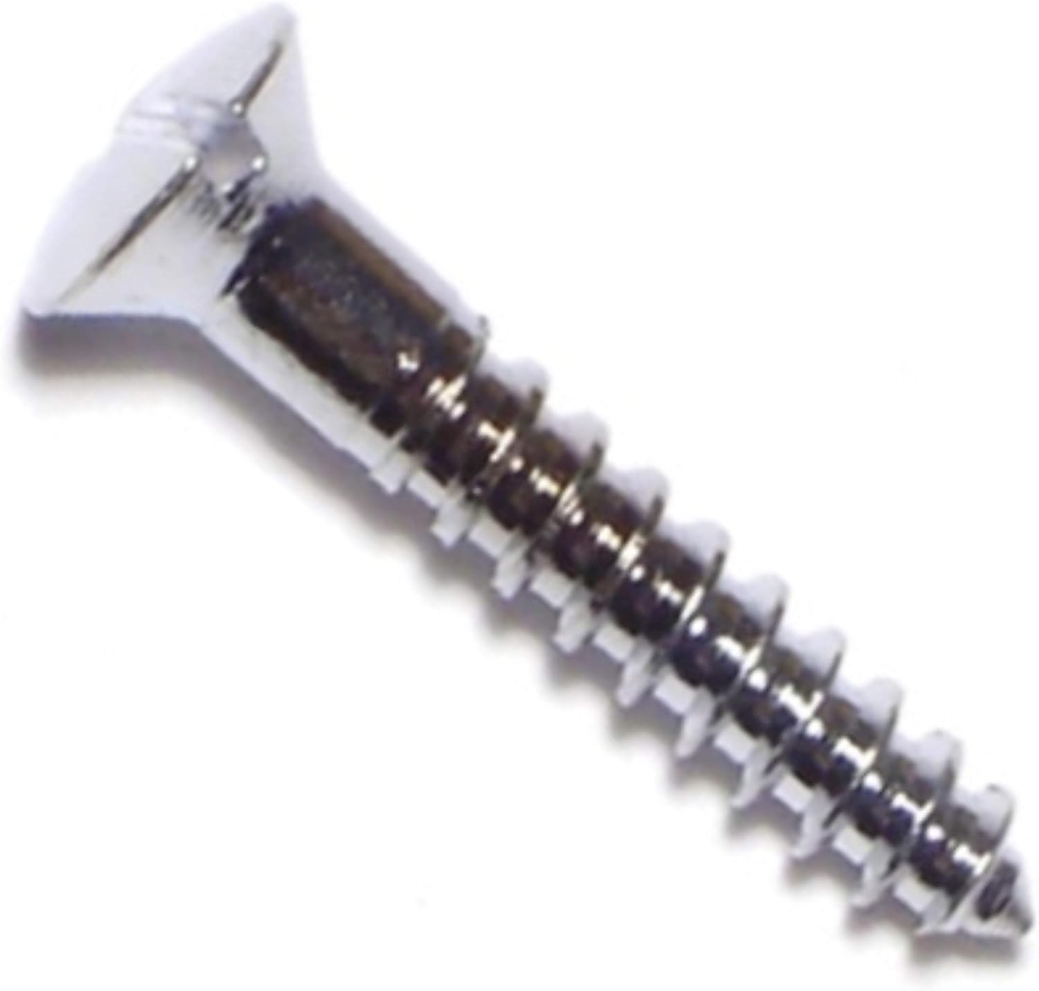 Hard-to-Find Fastener 014973130329 Slotted Oval Wood Screws, 12 x 1, Piece-24