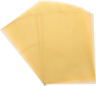 sourcing map Papel vitela de color, 50 hojas de papel vitela imprimible de 11.7 x 8.2 pulgadas, hojas de vitela translúcidas para imprimir invitaciones de boda, impresora láser de inyección de tinta