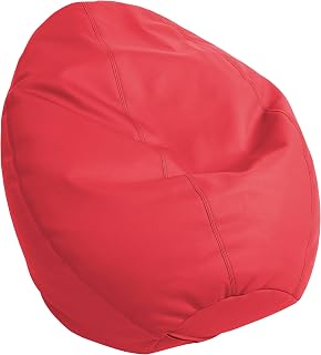 FDP SoftScape Dew Drop Bean Bag - Red, 10479-RD | Bean-Filled High-Back Chair, Already Filled, Reading, Playing Video Games, Alternative Seating for Classrooms or Home
