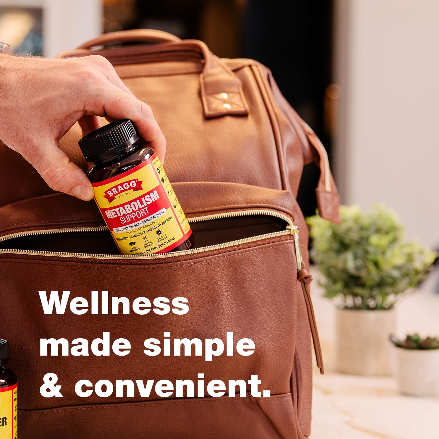BRAGG Metabolism Natural GLP-1 Support Apple Cider Vinegar Capsules - 90ct — Amazon image 4