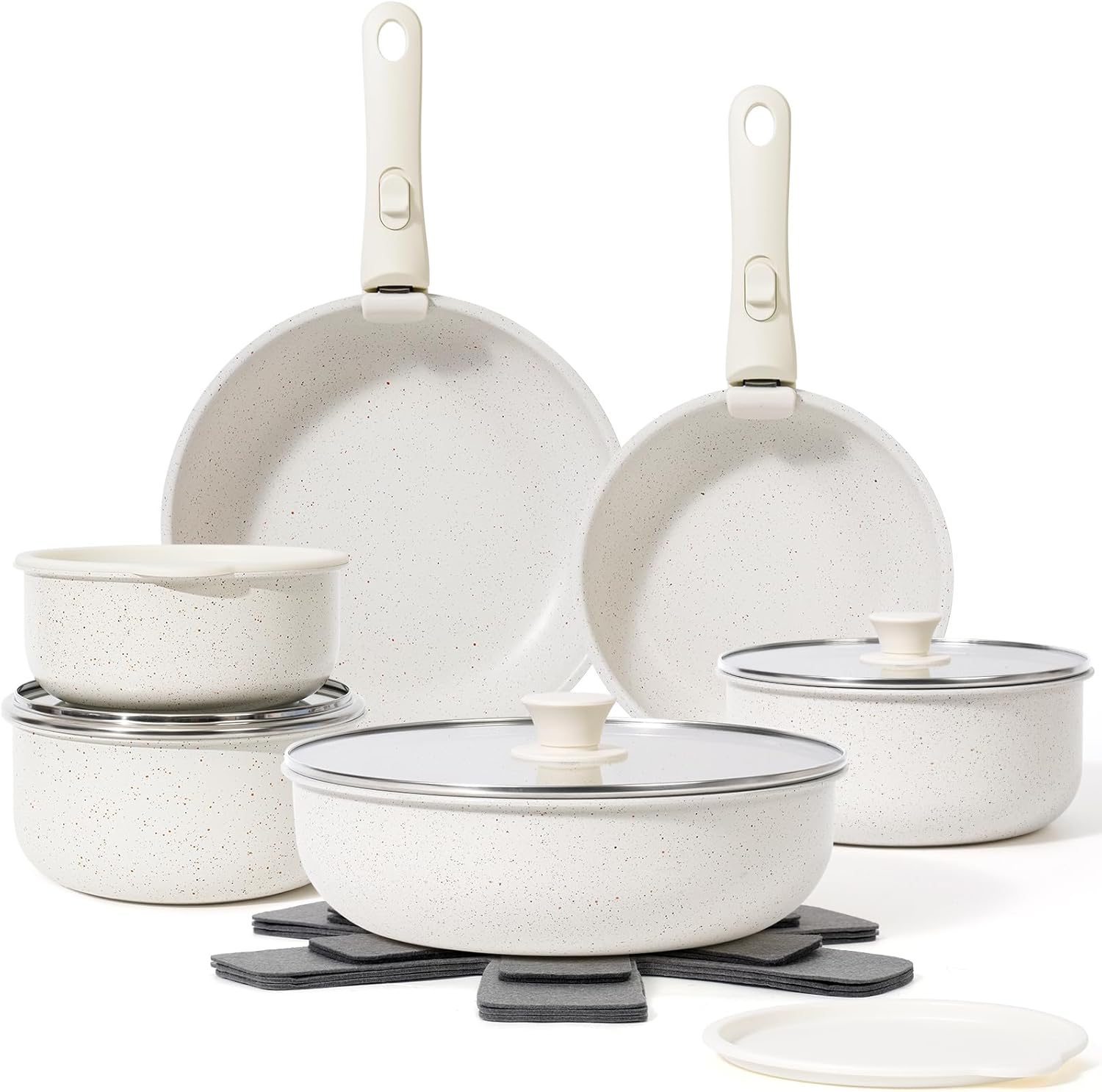 Versatile 18-Piece RV Cookware Set