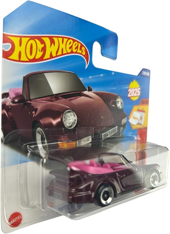 Hot Wheels Porsche 911 Turbo Cabriolet, 2025 Collection, 239/250, Single Car, HYW37