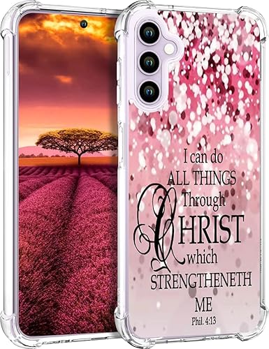 Funda compatible con Samsung Galaxy S23 Plus, bonita funda transparente para mujeres y niñas, S23+ diseño de cubierta de teléfono transparente