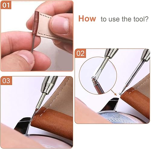 Miniatura 6 de Vellsar Watch Band Pins Tool Kit, 12-26mm Heavy Duty Watch Spring Bars with Removal Tool
