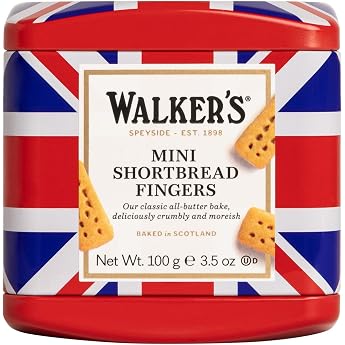 Walker Mini Shortbread Can Union Jack #1107 3.5 oz 100 g