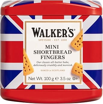 Walker Mini Shortbread Can Union Jack #1107 3.5 oz 100 g
