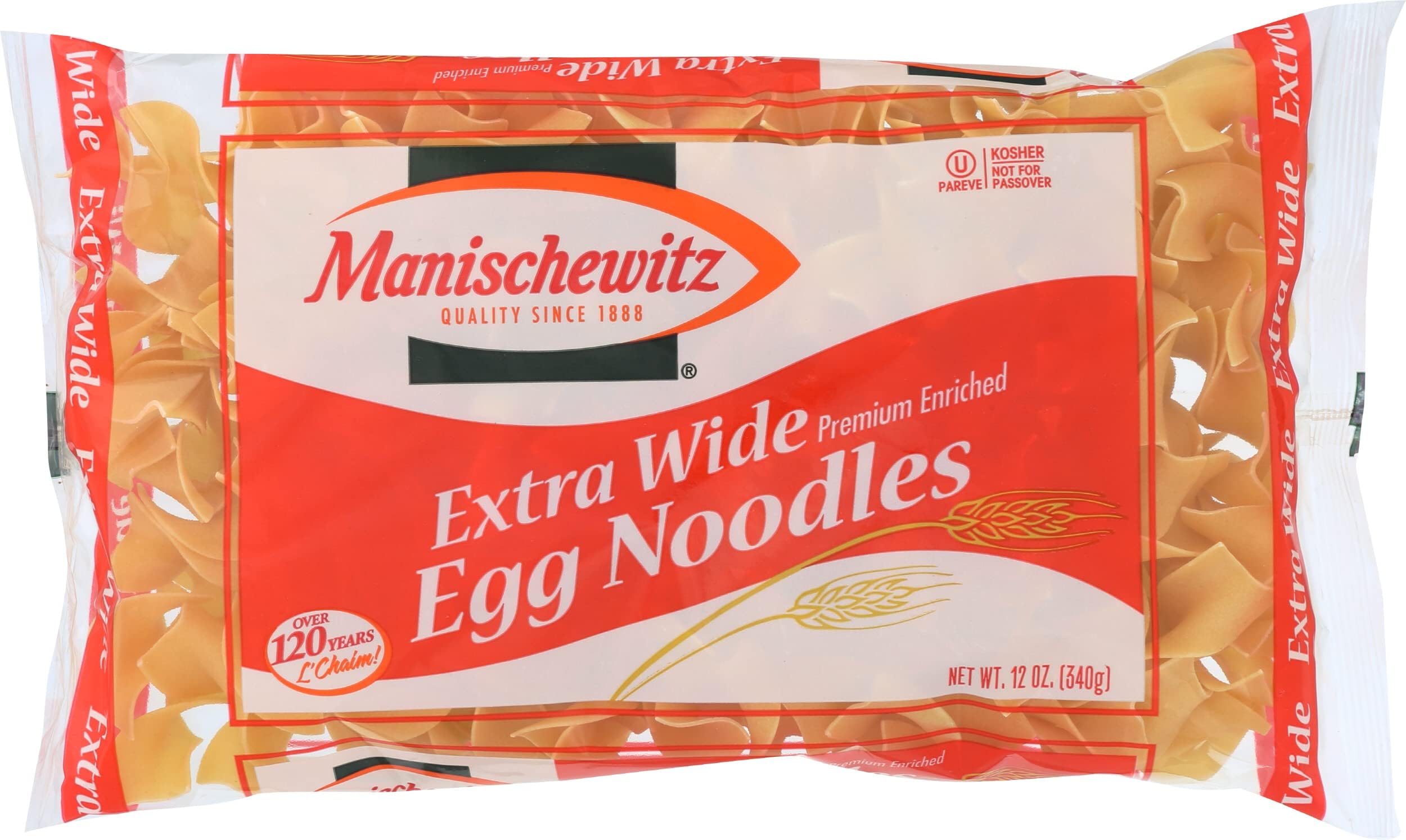 MANISCHEWITZ NOODLE EGG XWIDE 12 OZ