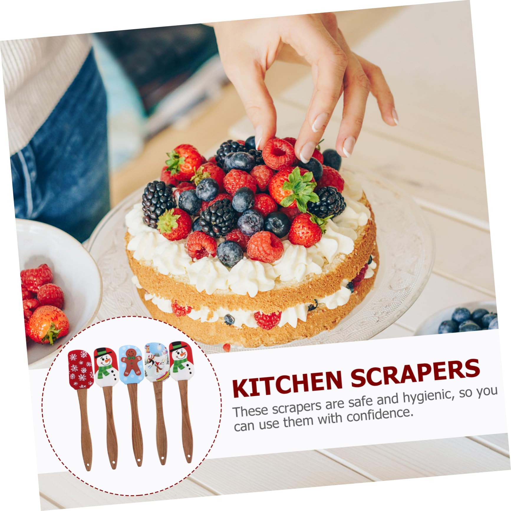 LABRIMP 20stücke Teiliges Teigschaber Für Backen Hitzebeständige Und Flexible Backutensilien Für Hausgebrauch Und Professionelle Bäckereien Rühren Und Verstreichen Von Cremes
