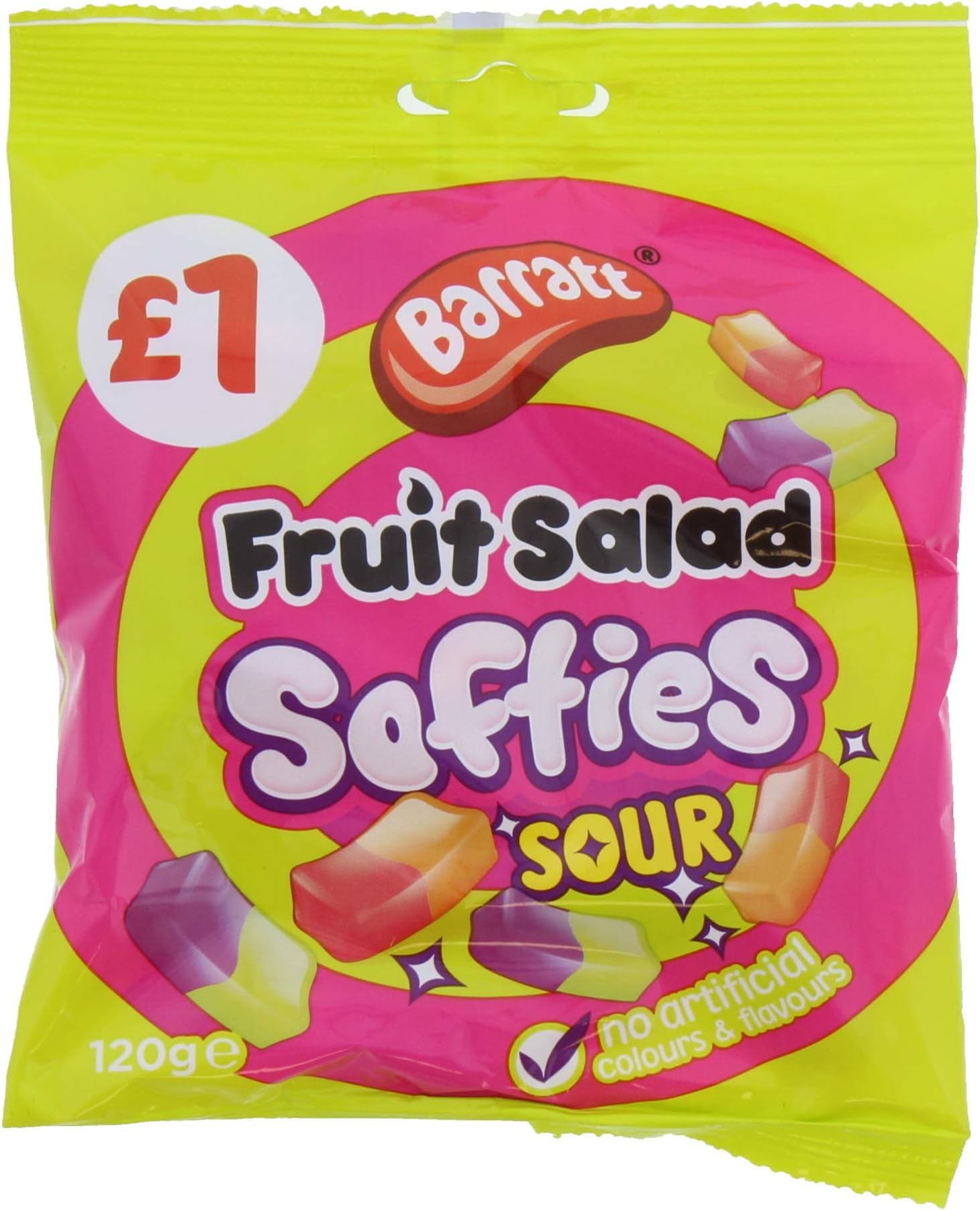 Barratt Fruit Salad Sour Softies (120g x 12)