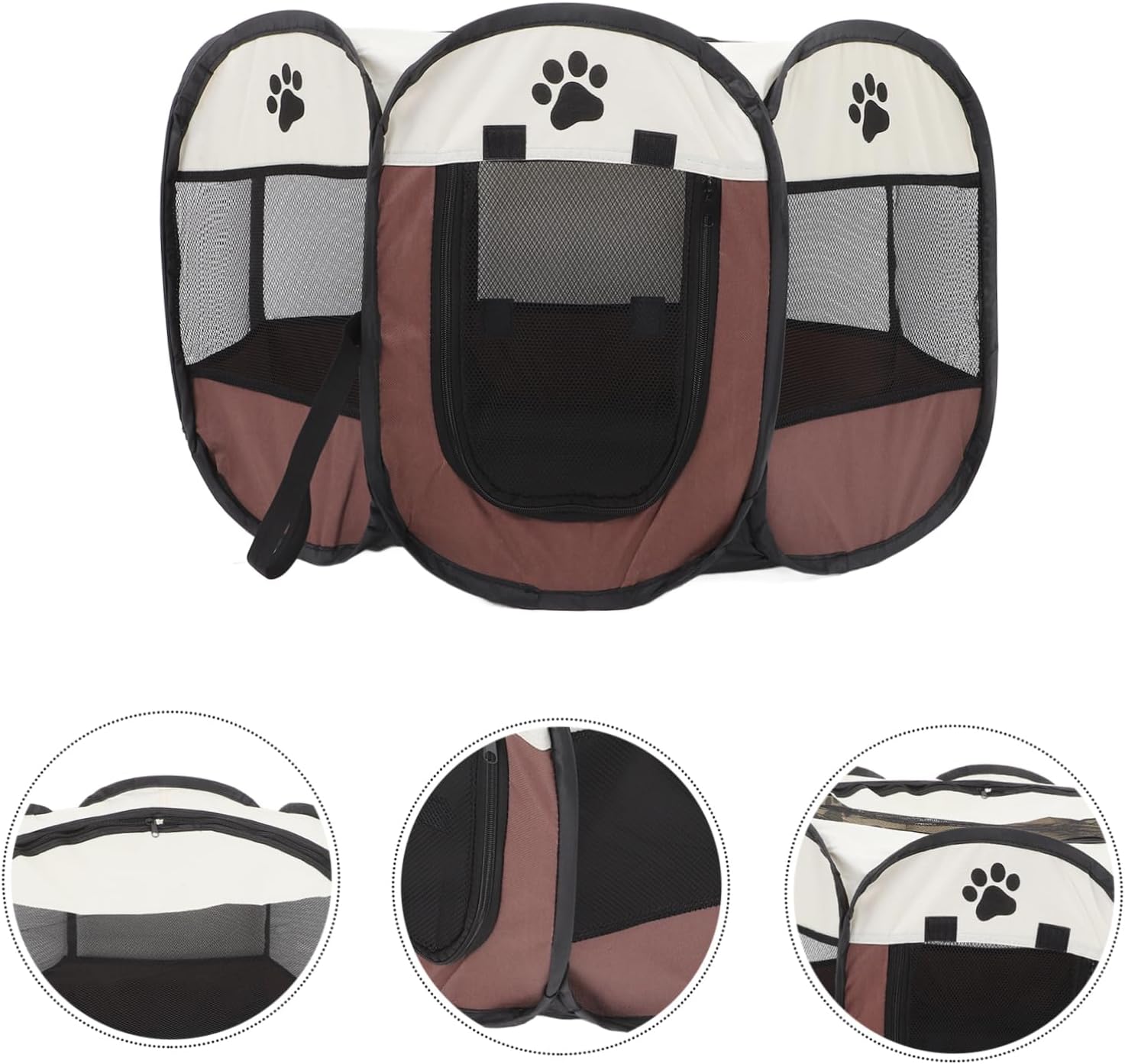 Large Pet Playpen Panel Tent for Dogs and Cats Portable Exercise Kennel Easy Setup