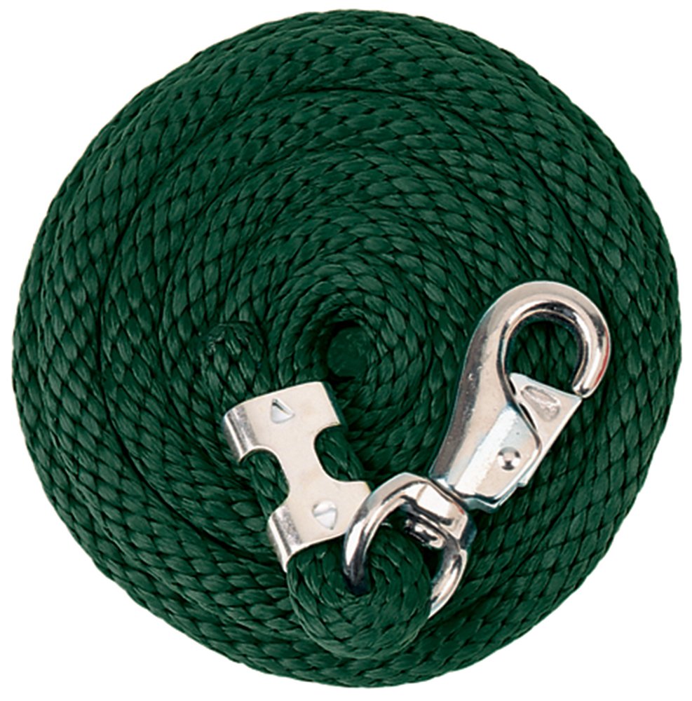 Weaver Leather Poly Lead Rope, Hunter Green, 10'