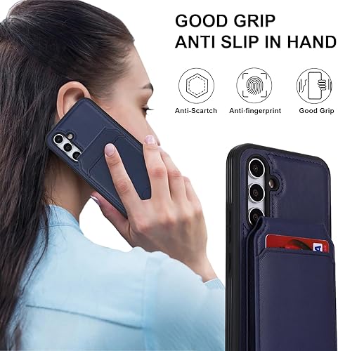 Miniatura 17 de Havaya Funda tipo cartera para Samsung Galaxy A54 0.18 oz para Samsung Galaxy A54 5G, funda con tarjetero y ranuras para tarjetas de crédito