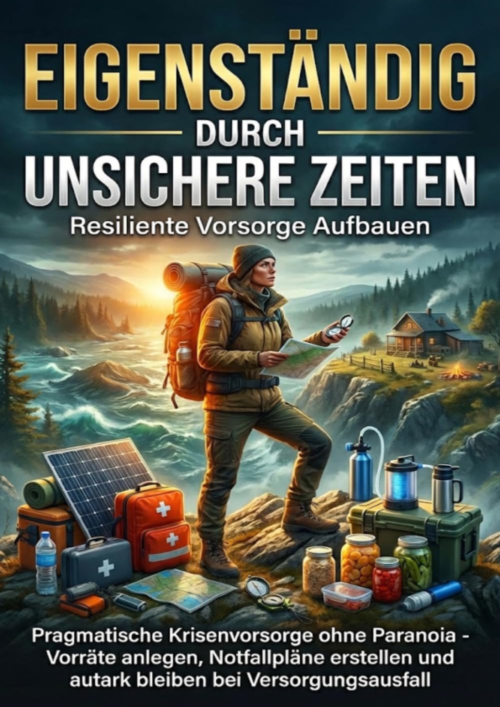 Eigenständig Durch Unsichere Zeiten: Resiliente Vorsorge Aufbauen: Pragmatische Krisenvorsorge ohne Paranoia - Vorräte anlegen, Notfallpläne erstellen und autark bleiben bei Versorgungsausfall
