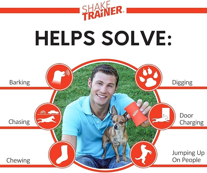 shaker can dog training