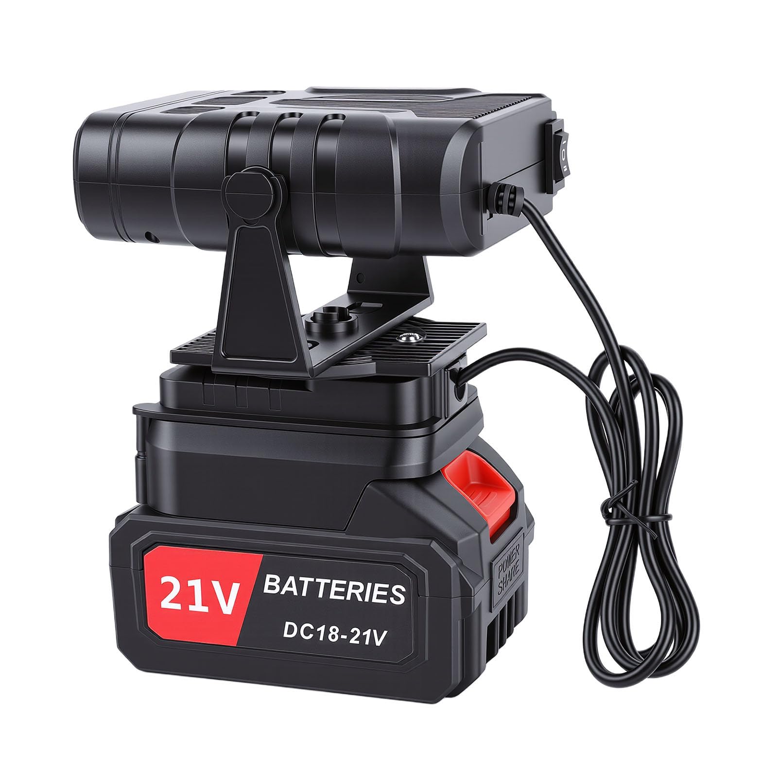 GOWENIC Riscaldatore Antiappannante Ricaricabile per Auto da 3,9 Ah |Termostato Portatile Riscaldatore d'ambiente 2 modalità Doppia USB per Uso Interno Ed Esterno (Spina europea)