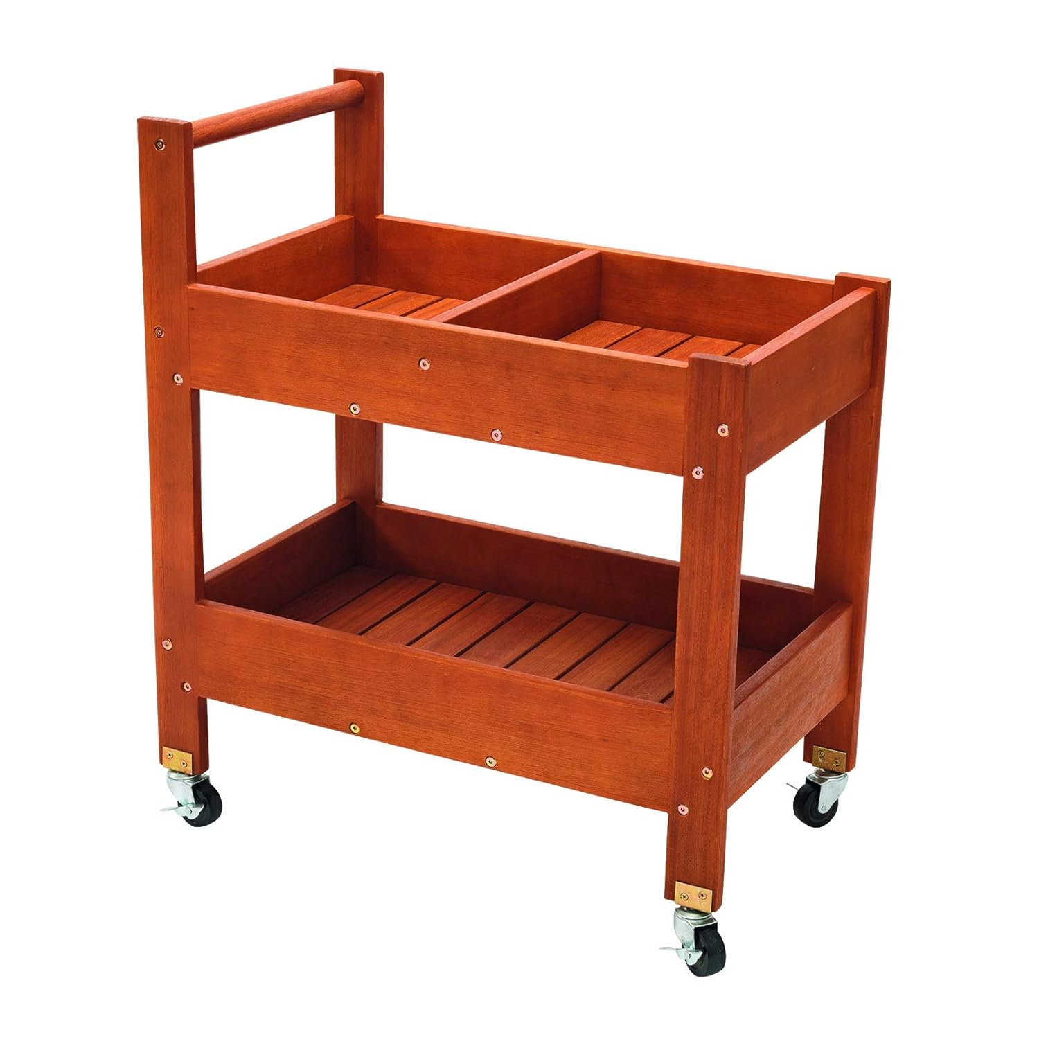 Outdoor HeavyDuty Rolling Storage Cart with Handle