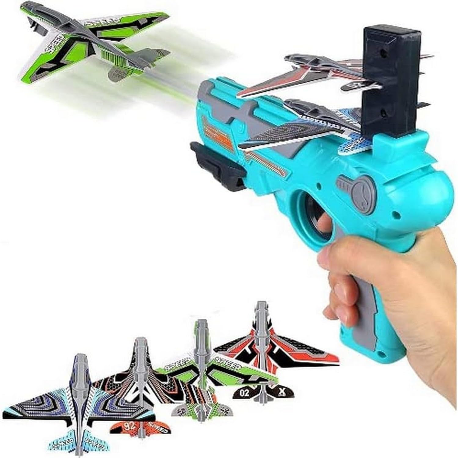GK Online Store Catapult Toy Airplane, Pistol Shooting Game Toy Gun Air Battle Glider Airplane Launcher Toy For Kids Outdoor Sport Aircraft All,Random (B0D1VGVFVF) Amazon Price History, Amazon Price Tracker